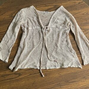 SOLD❤️Mesh Beach Coverup Top Size:S/M